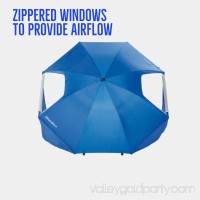 Super-Brella Maximum Protection Portable Canopy Shelter Umbrella, Blue   552913308